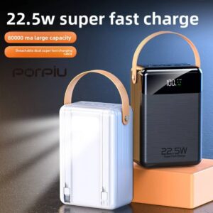 Power Bank "Titan 80K" – Station de Charge 80 000 mAh [E1A40]
