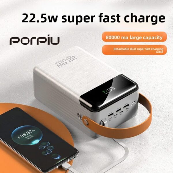 Power Bank "Titan 80K" – Station de Charge 80 000 mAh [E1A40]