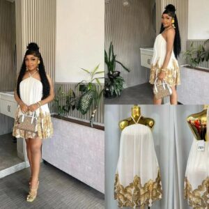 Robe Halter Zara – "Golden Baroque" Edition [M22C5]