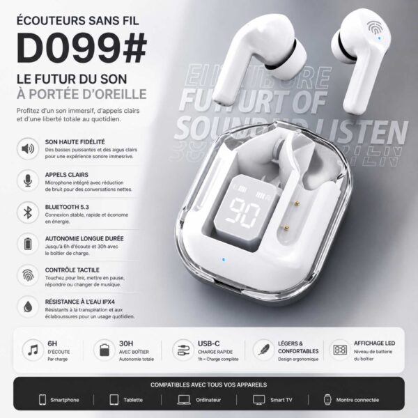 Ultrapods Max – Confort, puissance et liberté 100% sans fil [E3A5]
