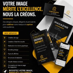 Pack Studio Graphique – Identité Visuelle & Supports de Communication [L6A1]