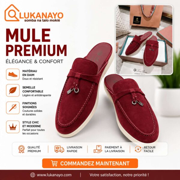 Loro Piana Summer Walk – Suede Bordeaux (Burgundy) [M22D3]