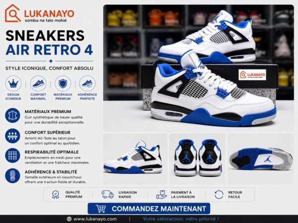 Nike Air Jordan 4 Retro – "Motorsports" Edition [M23A3]
