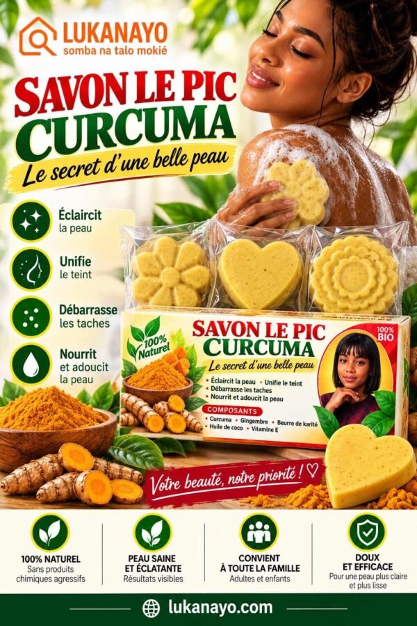 Savon Naturel au Curcuma – Savon Le Pic [H9A3]