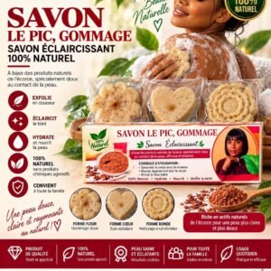 Savon Gommage Éclaircissant – Savon Le Pic (Aux Extraits d'Écorce) [H9A2]